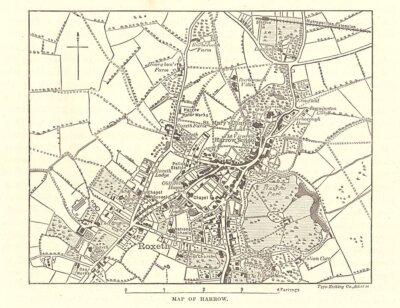 Map Of Harrow.