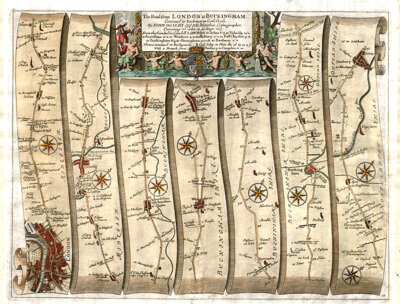 The Road from London to Buckingham continued to Banbury 