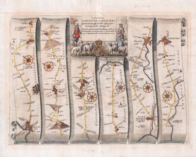 The Road from Glocester to Coventrey