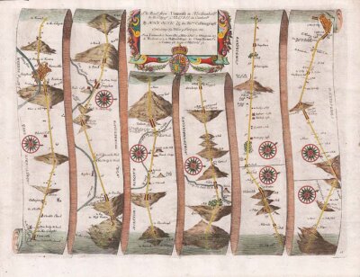 The Road from Tinmouth in Northumberland to the City of Carlisle in Cumberland
