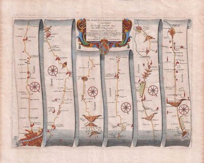 The Road from London to Arundel com. Sussex