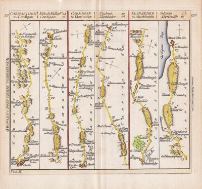 Carington Bowles -  The road from Carmarthen to Aberystwyth