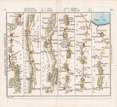Carington Bowles -  The road from Trethol to Holywell.