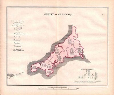 Parish Register Abstract 1831 - County of Cornwall.