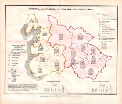 Parish Register Abstract 1831 - County of Lancaster and West Riding of Yorkshire. 