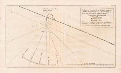The Form of cruising off Acapulca on the Coast of Mexico in the South Seas in the Year 1742 by His Majesty's Ships Centurion Gloucester