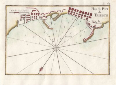 Plan du Port de Trieste.