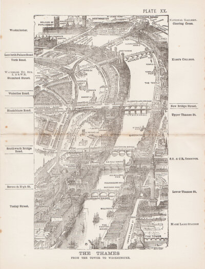 The Thames from theTower to Westminster