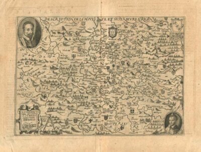 Matthias Quad  -  Lotharingiae Ducatus Superioris vera delineatio 