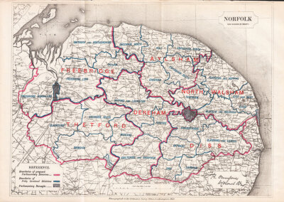 Norfolk  New Divisions of County