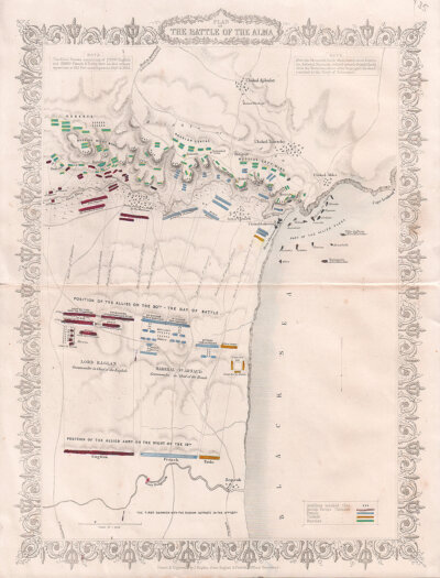 Plan of the Battle of the Alma
