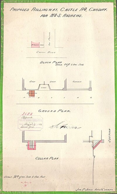 Proposed Rolling Way, Castle Rd. Cardiff for Mr. S. Andrews.