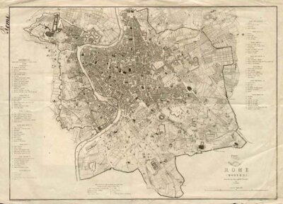 Rome  -  Plan by T Ettling