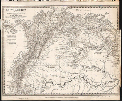 South America Sheet I  Ecuador Granada Venezuela and parts of Brazil and Guayana  -  SDUK