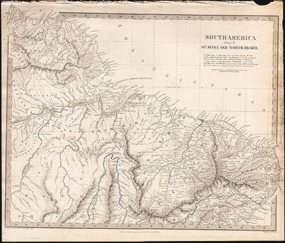 South America Sheet II Guayana and North Brazil  -  SDUK