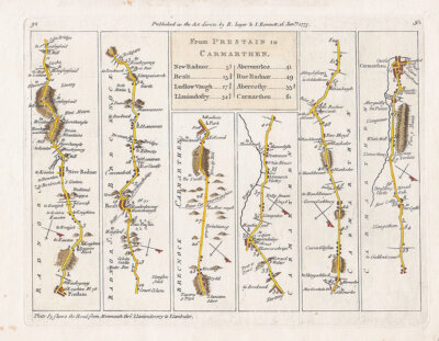 John Senex - From Prestain to Carmarthen