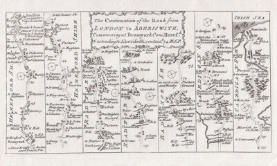 Thomas Kitchin - The Continuation of the Road from London to Aberystwyth...