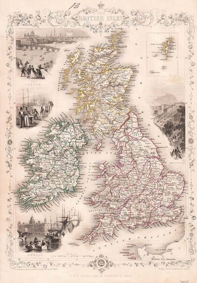 J & F Tallis  -  British Isles