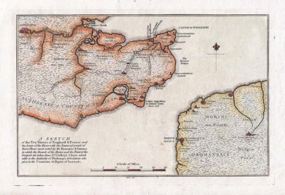 A Sketch of the Two Shores of England & France 