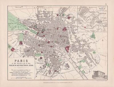 Paris at the outbreak of the French Revolution 1789