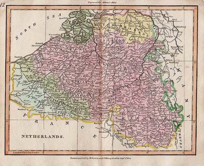 Netherlands  -  Adams's Atlas