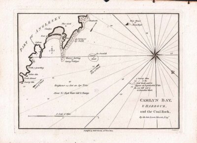 William Morris - Camlyn Bay & Harbour and the Coal Rock