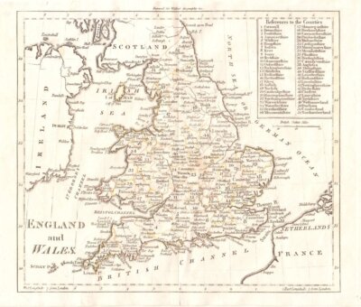 England and Wales - Walker's Geography.