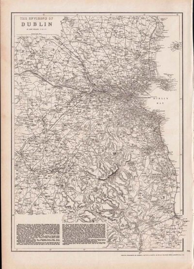 The Environs of Dublin By Edward Weller FRGS 