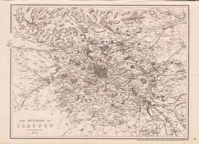 The Environs of Glasgow  By Edward Weller  FRGS