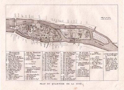 Plan du Quartier de la Cit 