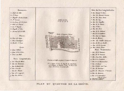 Plan du Quartier de la Grve
