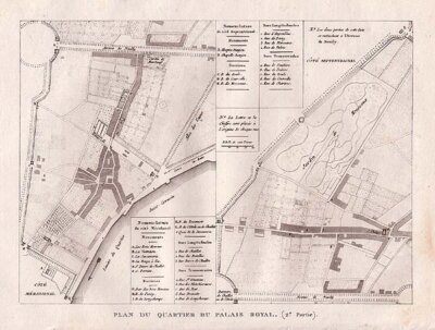 Plan du Quartier du Palais Royal 2e Partie