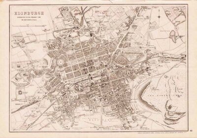 Edinburgh Corrected to the present time  By John Dower  FRGS