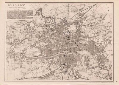 Glasgow  Corrected to the present time By John Dower FRGS 