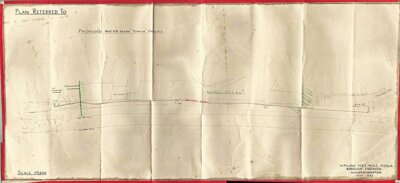 Proposed Water Main 'Towyn' Pwllheli.
