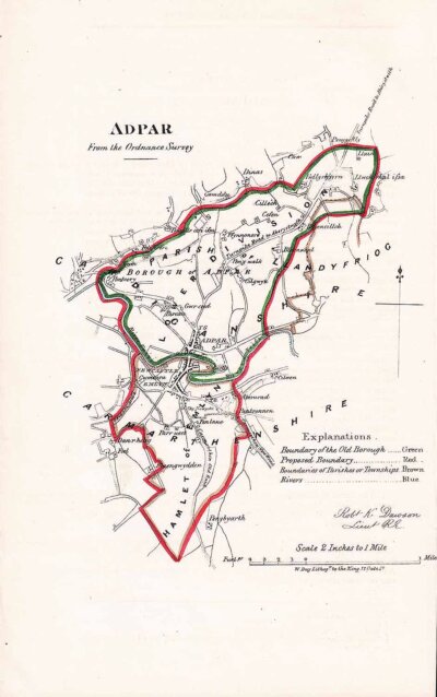 Adpar Town Plan - R.K. Dawson.
