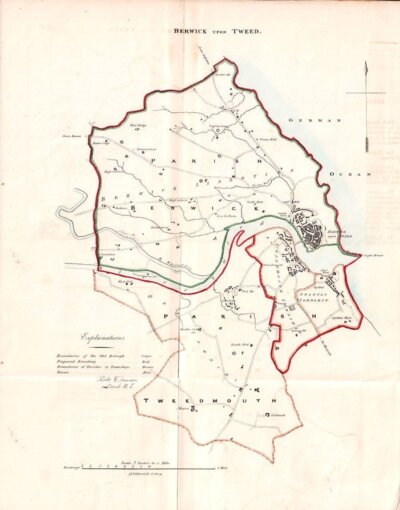 Berwick upon Tweed Town Plan - RK Dawson 