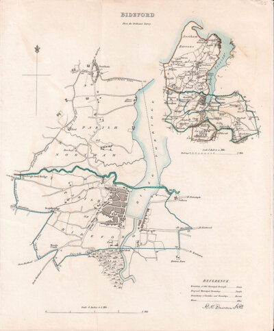Bideford Town Plan - RK Dawson 