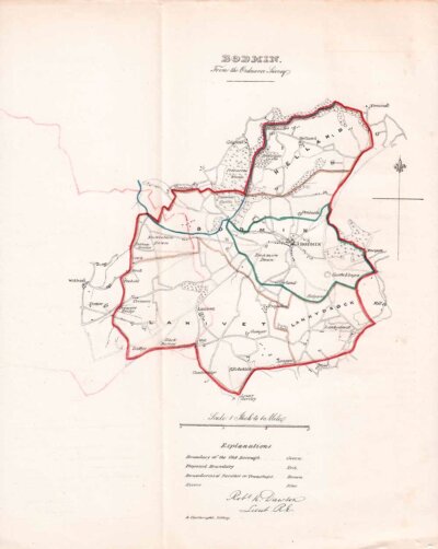 Bodmin Town Plan - RK Dawson 