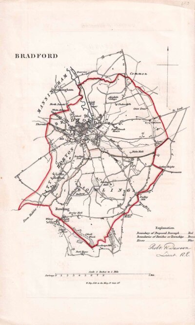 Bradford Town Plan - RK Dawson 