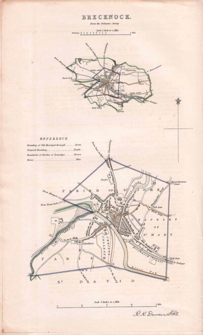 Brecknock Town Plan - RK Dawson  