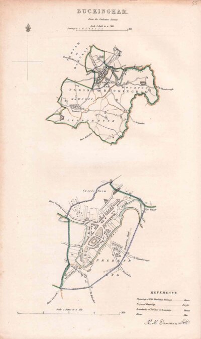 Buckingham Town Plan - RK Dawson 