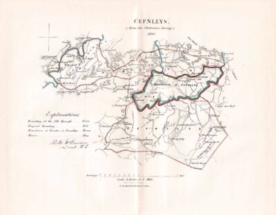 Cefnllys Town Plan - RK Dawson 