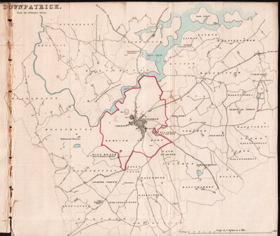 Town Plan  -  Downpatrick