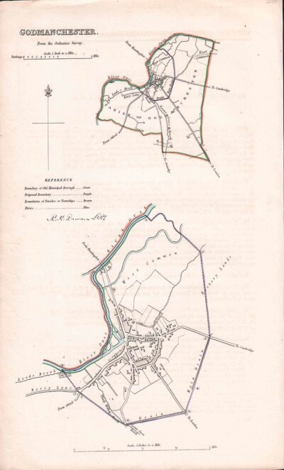 Godmanchester Town Plan - RK Dawson 