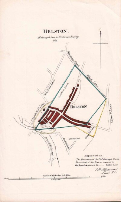 Helstone Town Plan - RK Dawson 