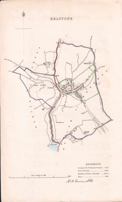 Helstone Town Plan - RK Dawson