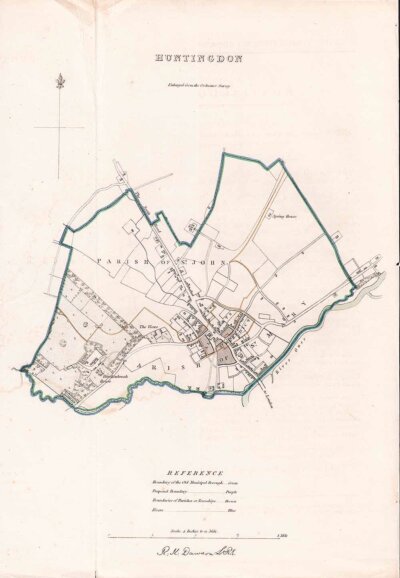 Huntingdon Town Plan - RK Dawson 