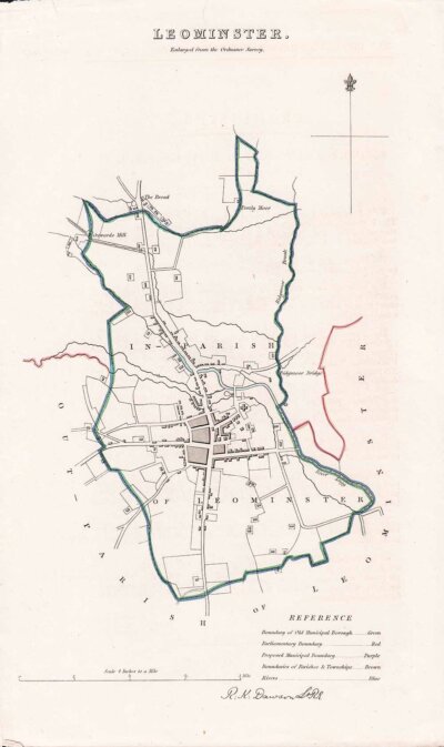 Leominster Town Plan - RK Dawson 