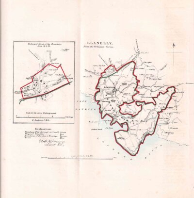 Llanelly Town Plan - RK Dawson 